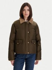 Marc O'Polo Kurtka puchowa 509 1119 70099 Zielony Regular Fit. Zielone kurtki damskie Marc O'Polo, bez wzorów, z puchu, bez kaptura. Za 1,419.00 zł.