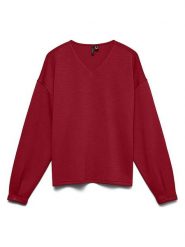 Vero Moda Bluza w kolorze czerwonym rozmiar: S. Czerwone bluzy damskie Vero Moda, s, bez wzorów, bez kaptura. Za 109.95 zł.