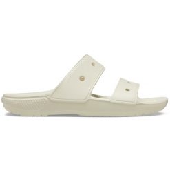 Japonki Crocs Classic, Dla obu płci. Brązowe klapki damskie Crocs, bez wzorów, z materiału, bez obcasa, bez zapięcia. Za 118.99 zł.