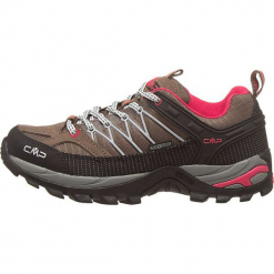 Skórzane buty turystyczne "Rigel" w kolorze czarno-jasnobrązowym. Brązowe obuwie trekkingowe damskie CMP Women, z materiału. W wyprzedaży za 218.95 zł.