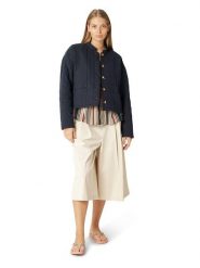 Ilse Jacobsen Kurtka przejściowa w kolorze granatowym rozmiar: 44. Niebieskie kurtki damskie Ilse Jacobsen, bez wzorów, bez kaptura. Za 206.42 zł.