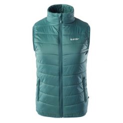Kamizelka damska Hi-Tec Lady Solnem - zielona, Rozmiar S. Zielone kamizelki damskie Hi-tec, na jesień, s, bez wzorów, z materiału, bez kaptura. Za 94.99 zł.