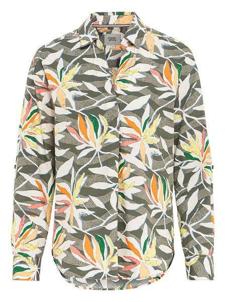 Camel Active Bluzka ze wzorem rozmiar: XL. Brązowe bluzki damskie Camel Active, xl, bez wzorów, z bawełny, bez kołnierzyka, bez ramiączek. Za 110.04 zł.