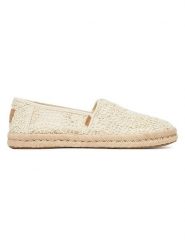 TOMS Espadryle w kolorze kremowym rozmiar: 38,5. Brązowe espadryle damskie TOMS, bez wzorów, bez obcasa. Za 181.76 zł.