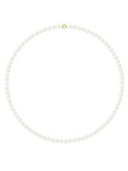 Pearline Naszyjnik z perłami w kolorze białym - dł. 42 cm rozmiar: onesize. Białe naszyjniki damskie Pearline, z perłą, złote. Za 556.99 zł.