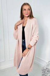 Sweter z rękawami typu nietoperz pudrowy róż. Czerwone swetry klasyczne damskie KESI, l, z wełny, bez kołnierzyka, plus size. Za 178.78 zł.