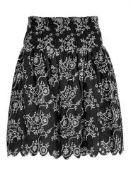 Peppercorn Spódnica "Tiffany" w kolorze czarno-białym rozmiar: 38. Czarne spódnice damskie Peppercorn, na co dzień, bez wzorów, z bawełny, midi. Za 144.95 zł.