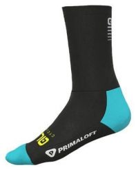 Skarpetki rowerowe Alé Cycling Thermo Primaloft. Czarne skarpetki damskie ALÉ CYCLING, bez wzorów, z elastanu. Za 92.95 zł.
