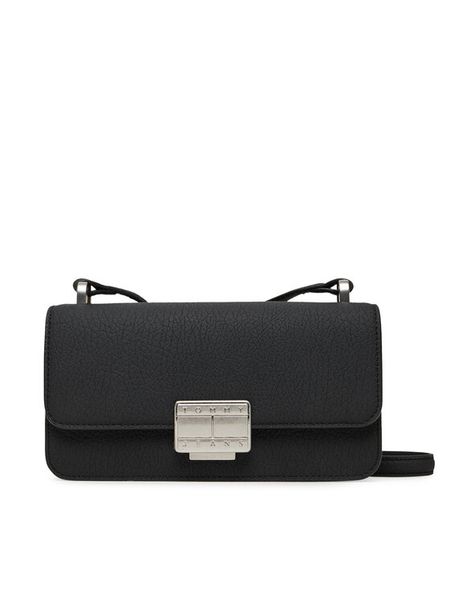 Tommy Jeans Torebka Tjw Crush Crossover AW0AW17529 Czarny. Czarne listonoszki damskie Tommy Jeans, bez wzorów, z jeansu, bez dodatków. Za 279.99 zł.