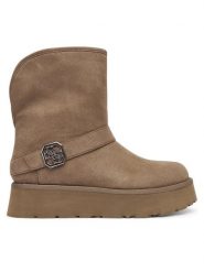 Guess Śniegowce FLFDOL ESU10 Brązowy. Brązowe śniegowce damskie Guess, z materiału. Za 579.99 zł.