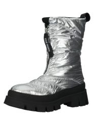 Steve Madden Botki zimowe w kolorze srebrnym rozmiar: 38. Szare botki damskie Steve Madden, na zimę, bez obcasa, bez zapięcia. Za 260.99 zł.