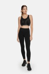 Legginsy fitness damskie Misty Cardiobunny z wysokim stanem. Czarne legginsy damskie Cardio Bunny, l, bez wzorów, z materiału. Za 52.99 zł.