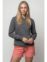 Alife and kickin Bluza "Malin" w kolorze antracytowym rozmiar: L. Czarne bluzy damskie Alife and Kickin, l, bez wzorów, z kapturem. Za 96.14 zł.