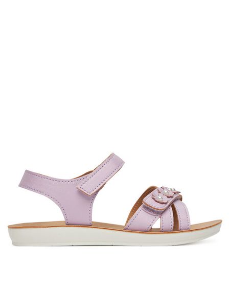 Nelli Blu Sandały S3S16619 Fioletowy. Fioletowe sandały dziewczęce Nelli Blu, z materiału, bez obcasa, bez zapięcia. Za 69.99 zł.