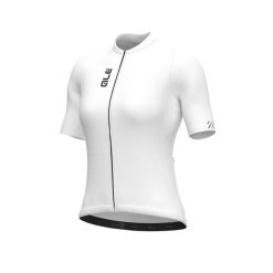 Koszulka rowerowa damska Alé Cycling Solid Color Block 2.0. Białe koszulki damskie ALÉ CYCLING, m, bez wzorów, bez kołnierzyka, bez ramiączek. Za 404.99 zł.