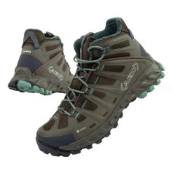 Buty trekkingowe damskie Aku Selvatica Mid Gore-Tex. Zielone obuwie trekkingowe damskie Aku, z gore-texu, bez zapięcia. Za 399.00 zł.