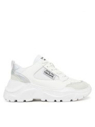 Versace Jeans Couture Sneakersy 78VA3SC2 Biały. Białe obuwie sportowe damskie Versace Jeans Couture, z jeansu, bez zapięcia. Za 509.99 zł.