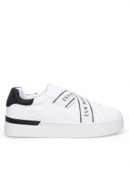 Eva Minge Sneakersy WYL3796-2 Biały. Białe obuwie sportowe damskie Eva Minge, z materiału, bez zapięcia. Za 239.99 zł.