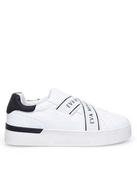 Eva Minge Sneakersy WYL3796-2 Biały. Białe obuwie sportowe damskie Eva Minge, z materiału, bez zapięcia. Za 278.99 zł.