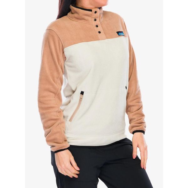 Bluza polarowa damska Kavu Cavanaugh. Czerwone bluzy damskie KAVU, xs, bez wzorów, z polaru, bez kaptura. Za 298.99 zł.