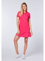 Polo Sylt Sukienka polo w kolorze różowym rozmiar: XL. Różowe sukienki damskie Polo Sylt, bez wzorów, z bawełny, bez ramiączek. Za 127.95 zł.