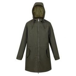 Kurtka turystyczna damska Fantina Regatta parka z kapturem. Brązowe parki damskie Regatta, z puchu, z kapturem. Za 209.99 zł.