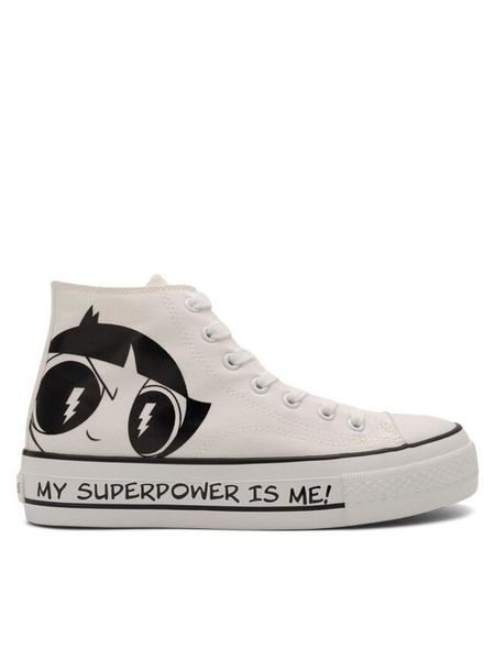 Sprandi Trampki GP40-AW23-116WBPPG Biały. Białe trampki dziewczęce Sprandi, bez wzorów, z materiału, bez zapięcia. Za 89.99 zł.