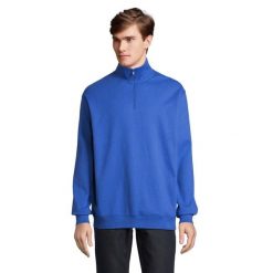 Bluza Rozpinana Unisex Dla Dorosłych Conrad Quarter Zip. Niebieskie bluzy damskie SOL'S, m, bez wzorów, z bawełny, bez kaptura. Za 137.99 zł.