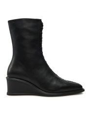 Vagabond Shoemakers Botki Aino 5829-301-20 Czarny. Czarne botki damskie Vagabond Shoemakers, ze skóry, bez obcasa, na koturnie, bez zapięcia. Za 719.99 zł.
