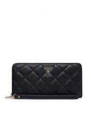 Guess Portfel Juliet Slg SWQG24 56146 Czarny. Czarne portfele damskie Guess, z aplikacjami, ze skóry. Za 294.99 zł.
