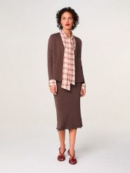 Rodier Kardigan w kolorze brązowym rozmiar: S. Brązowe kardigany damskie Rodier, s, bez wzorów. Za 369.99 zł.