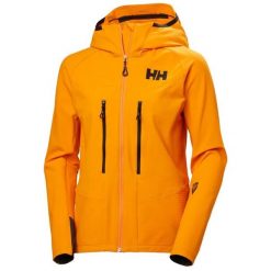 Damska kurtka narciarska Helly Hansen Odin Pro Shield. Brązowe kurtki damskie Helly Hansen, na zimę, bez wzorów, bez kaptura. Za 929.00 zł.