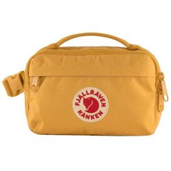 Torba biodrowa Fjallraven Kanken Hip Pack - ochre. Żółte torby podróżne Fjällräven, bez wzorów. Za 209.99 zł.