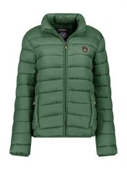 Geographical Norway Kurtka pikowana "Atikamap" w kolorze zielonym rozmiar: XXL. Zielone kurtki damskie Geographical Norway, xxl, bez wzorów, bez kaptura. Za 154.07 zł.