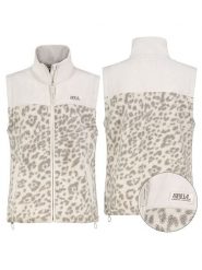 Sublevel Kamizelka polarowa w kolorze szaro-białym rozmiar: XL. Białe kamizelki damskie Sublevel, xl, bez wzorów, z polaru, bez kaptura. Za 149.66 zł.