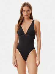 Tommy Hilfiger Strój kąpielowy UW0UW05845 Czarny. Czarne stroje jednoczęściowe Tommy Hilfiger, bez wzorów, z syntetyku. Za 259.99 zł.