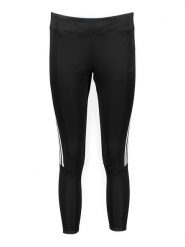 Adidas Legginsy sportowe w kolorze czarnym rozmiar: L. Czarne legginsy damskie Adidas, l, bez wzorów, z materiału. Za 140.53 zł.