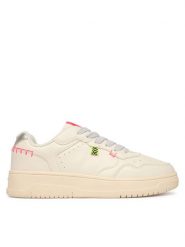 Geox Sneakersy J Lestrella Girl J56NLC 000BC C1M1W D Écru. Buty sportowe dziewczęce Geox, ze skóry, bez zapięcia. Za 299.99 zł.