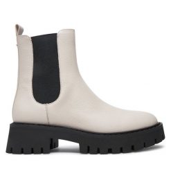 Sztyblety MICHAEL Michael Kors. Brązowe botki damskie MICHAEL Michael Kors, bez obcasa, na płaskiej podeszwie, bez zapięcia. Za 1,019.00 zł.