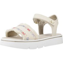 Sandały ASSO AG17203 Beżowy. Brązowe sandały damskie Asso, bez wzorów, z tkaniny, bez obcasa, bez zapięcia. Za 144.99 zł.