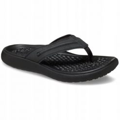 Japonki Dla Dorosłych Crocs Yukon Vista II Lr Flip. Szare klapki damskie Crocs, bez wzorów, z materiału, bez obcasa, bez zapięcia. Za 199.00 zł.