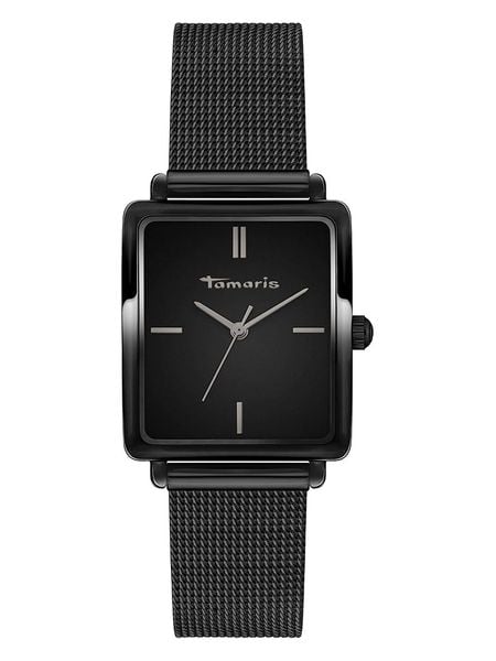 Tamaris Zegarek kwarcowy w kolorze czarnym rozmiar: onesize. Czarne, analogowe zegarki damskie Tamaris, ze stali. Za 209.33 zł.