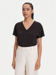Marc O'Polo T-Shirt 506 2067 51445 Czarny Regular Fit. Czarne t-shirty damskie Marc O'Polo, s, bez wzorów, z bawełny, bez kołnierzyka. Za 159.99 zł.