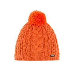Czapka zimowa z wełną merino damska Eisbar Afra Pompon MU. Brązowe czapki damskie Columbia, na zimę, bez wzorów, z wełny. Za 149.99 zł.