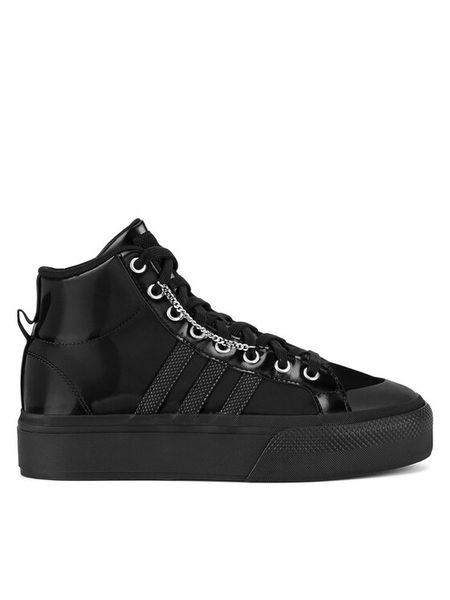 Adidas Sneakersy BRAVADA 2.0 MID PLATFORM IH0748 Czarny. Czarne obuwie sportowe damskie Adidas, z materiału, bez zapięcia. Za 239.99 zł.