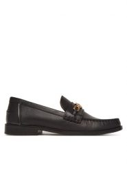 TWINSET Mokasyny 251TCP130 Czarny. Czarne mokasyny damskie Twinset, ze skóry, bez obcasa. Za 759.99 zł.