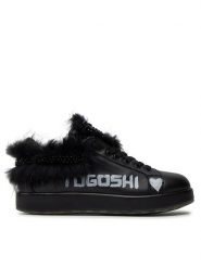 Togoshi Sneakersy TG-23-06-000324 Czarny. Czarne obuwie sportowe damskie Togoshi, ze skóry, bez zapięcia. Za 599.99 zł.