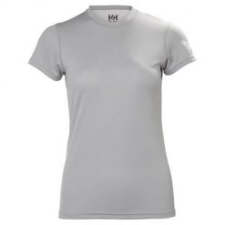 Koszulka sportowa damska Helly Hansen W Tech Tshirt. Szare koszulki sportowe damskie Helly Hansen, xl, bez wzorów, z poliesteru, bez ramiączek, trekkingowe. Za 179.00 zł.