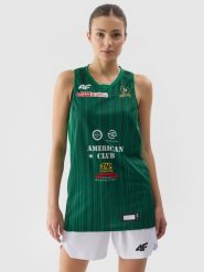 4F Koszulka replika wyjazdowa z sezonu 2023/24 damska 4F x MKS Pruszków - multikolor XL. Koszulki damskie 4F, xl, bez wzorów, z dzianiny, bez kołnierzyka, bez ramiączek. W wyprzedaży za 79.99 zł.