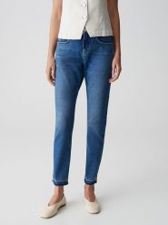 OPUS Dżinsy - Slim fit - w kolorze niebieskim rozmiar: 36/L28. Niebieskie jeansy damskie Opus, bez wzorów, z materiału. Za 187.99 zł.